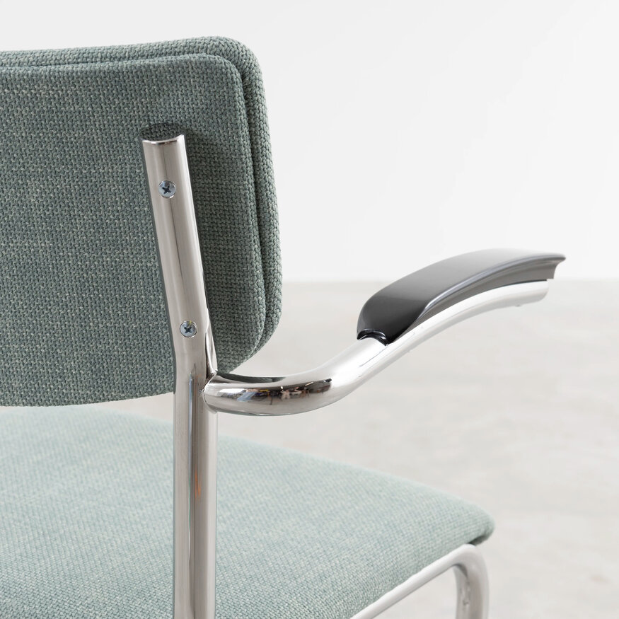 De Purmer design buisframe eetkamerstoel Dykmeyer De Purmer design buisframe eetkamerstoel