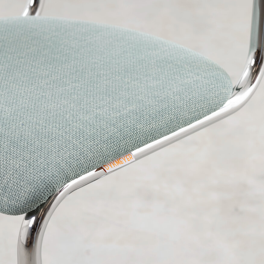 De Purmer design buisframe eetkamerstoel Dykmeyer De Purmer design buisframe eetkamerstoel