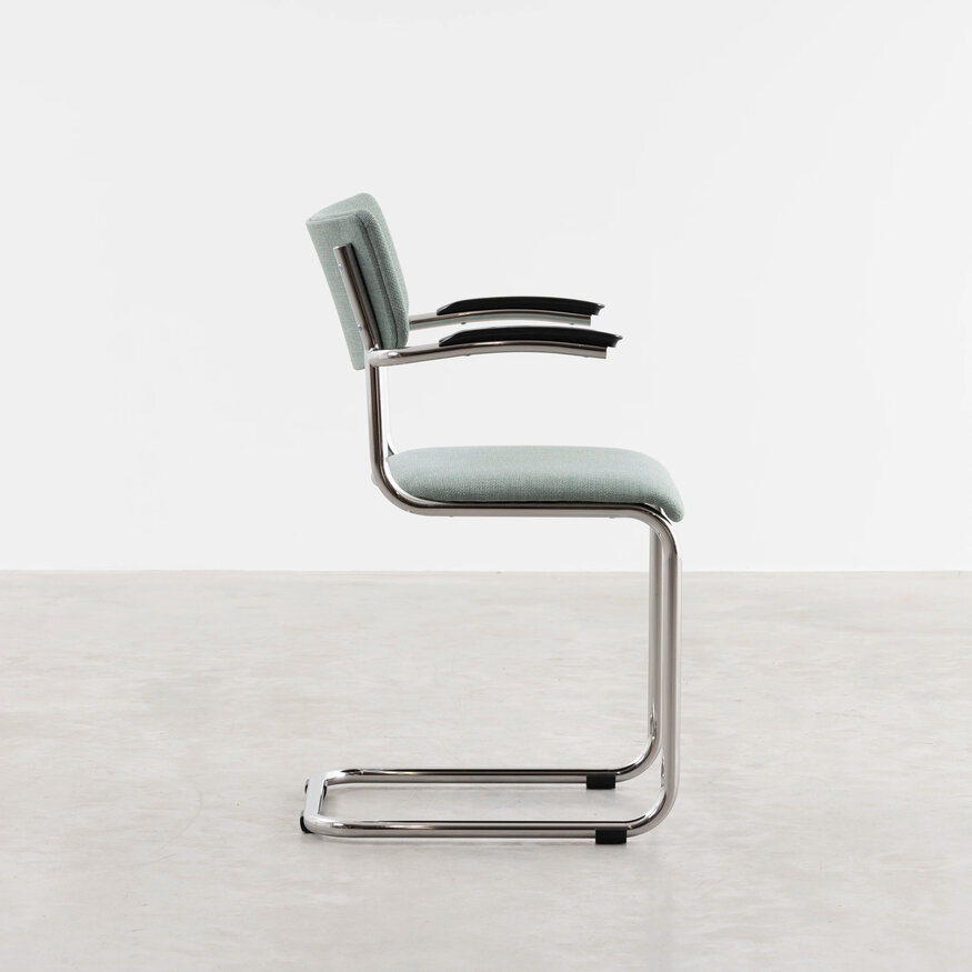 De Purmer design buisframe eetkamerstoel Dykmeyer De Purmer design buisframe eetkamerstoel