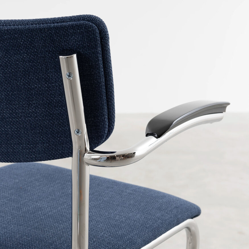 Dykmeyer De Purmer tubular frame Dining chair