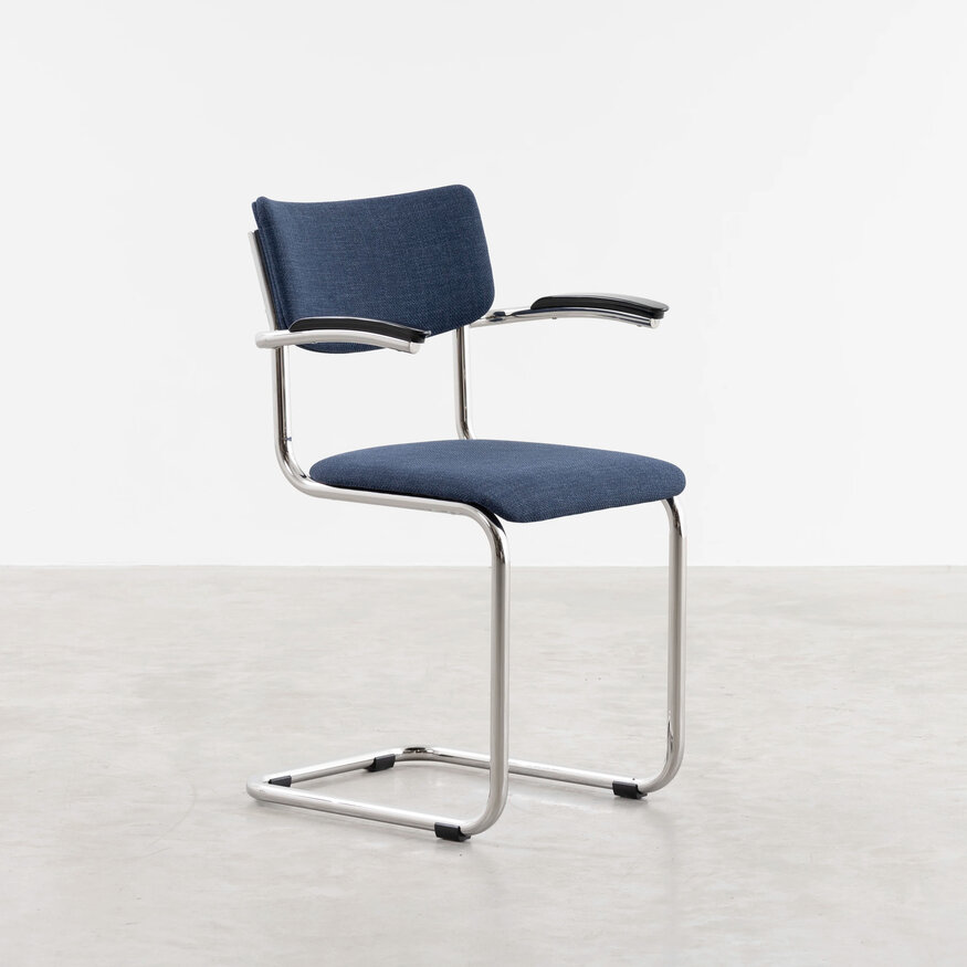 Dykmeyer De Purmer tubular frame Dining chair