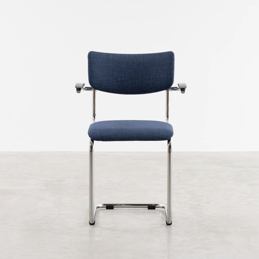 Dykmeyer De Purmer tubular frame Dining chair