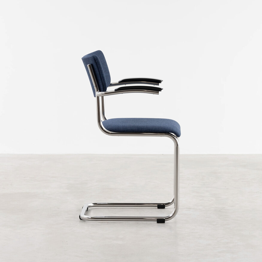 Dykmeyer De Purmer tubular frame Dining chair