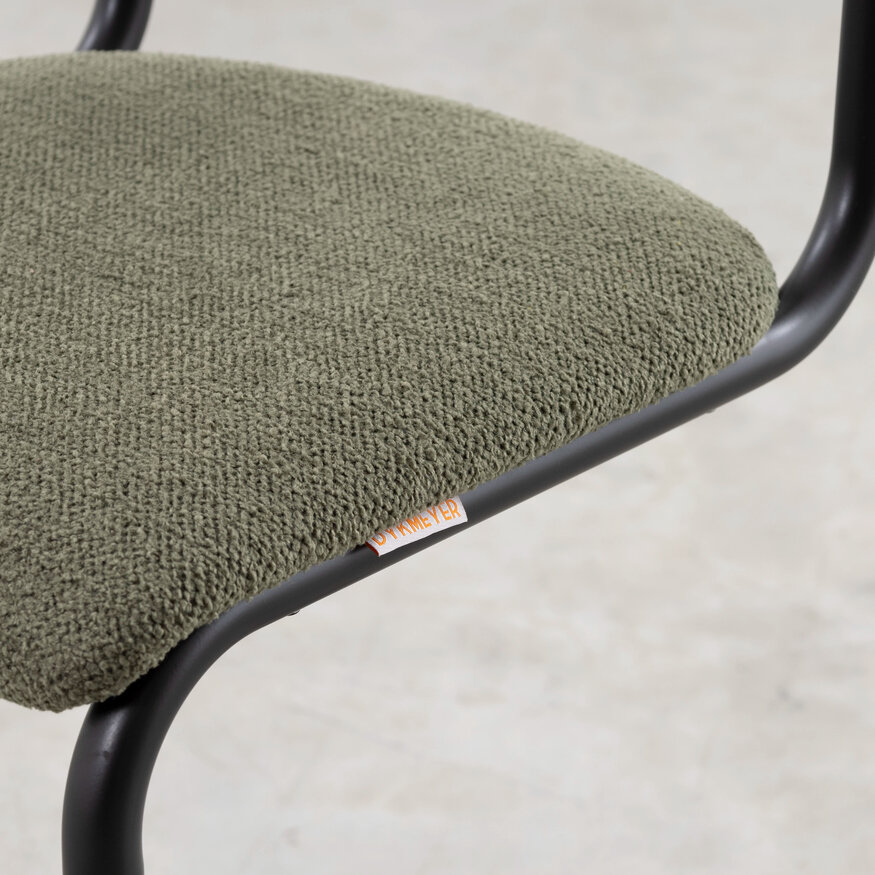 De Purmer design tubular frame Dining chair Dykmeyer De Purmer design tubular frame Dining chair