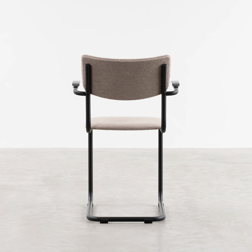 Dykmeyer De Purmer tubular frame Dining chair