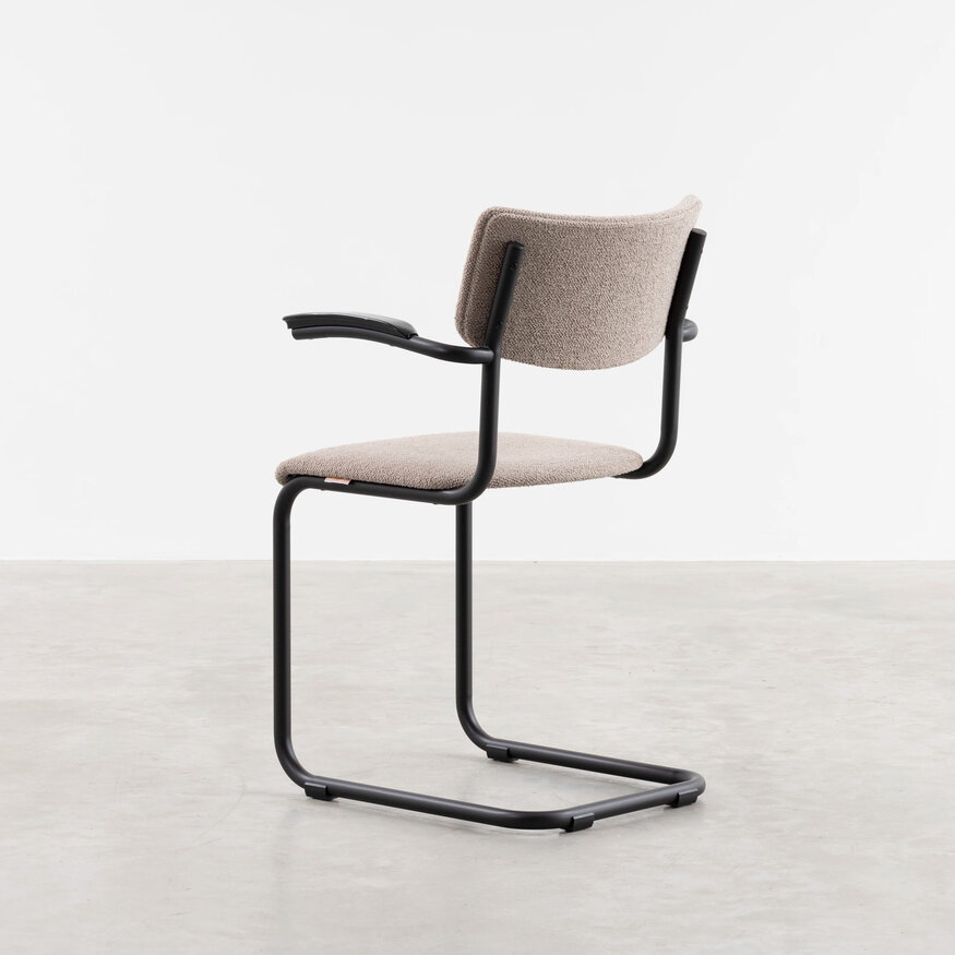 Dykmeyer De Purmer tubular frame Dining chair