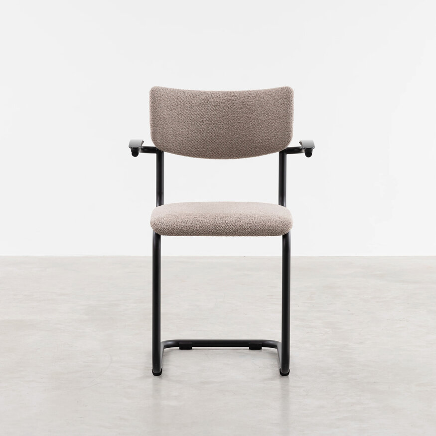 Dykmeyer De Purmer tubular frame Dining chair