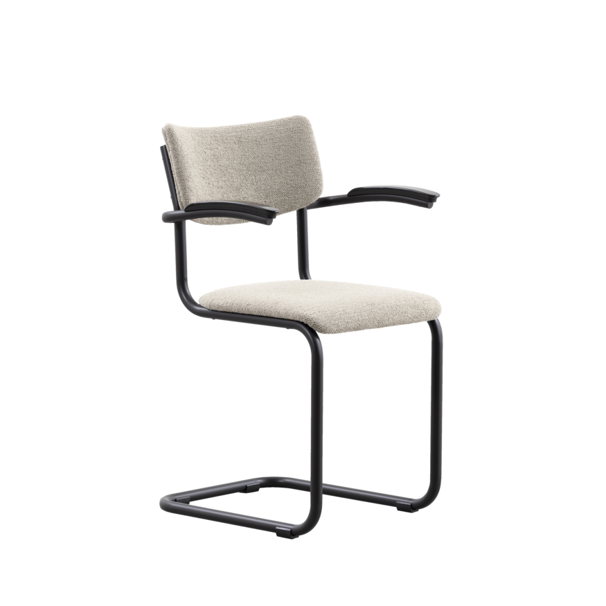 Dykmeyer De Purmer tubular frame Dining chair