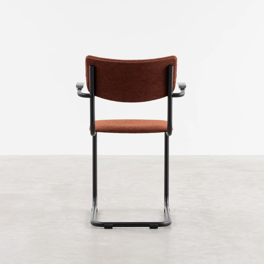 Dykmeyer De Purmer tubular frame Dining chair