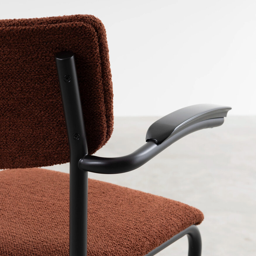 Dykmeyer De Purmer tubular frame Dining chair