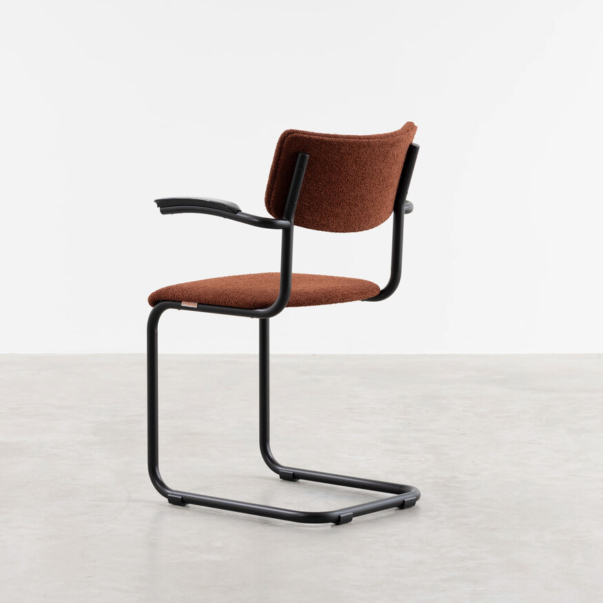 Dykmeyer De Purmer tubular frame Dining chair