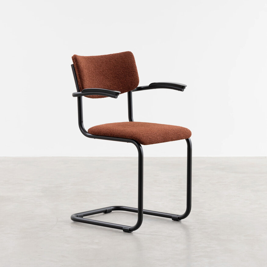 Dykmeyer De Purmer tubular frame Dining chair