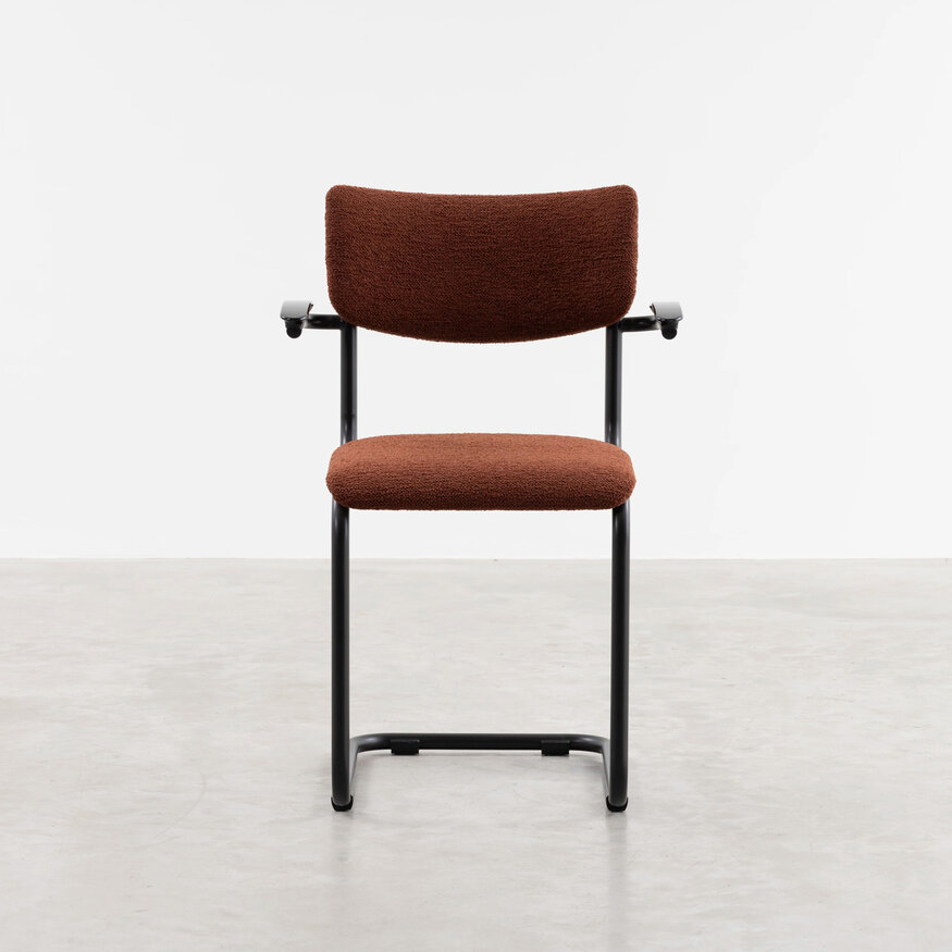 Dykmeyer De Purmer tubular frame Dining chair