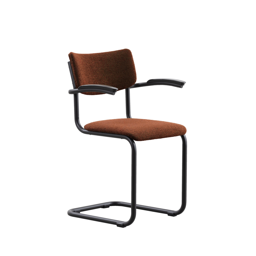 Dykmeyer De Purmer tubular frame Dining chair