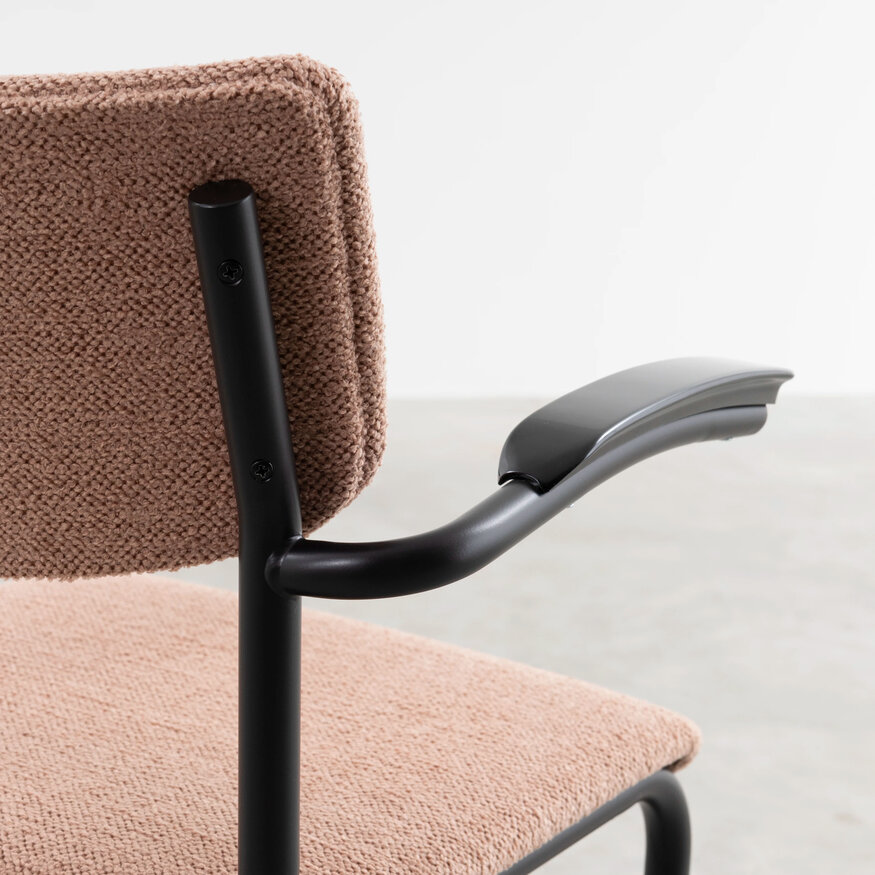 Dykmeyer De Purmer tubular frame Dining chair