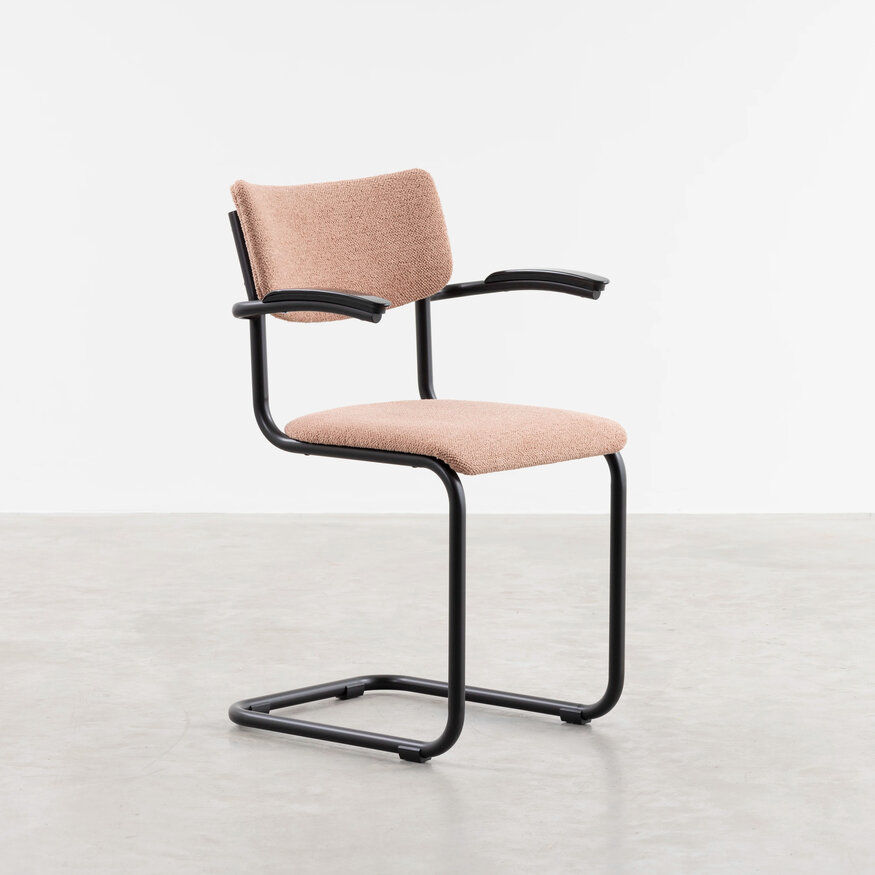 Dykmeyer De Purmer tubular frame Dining chair