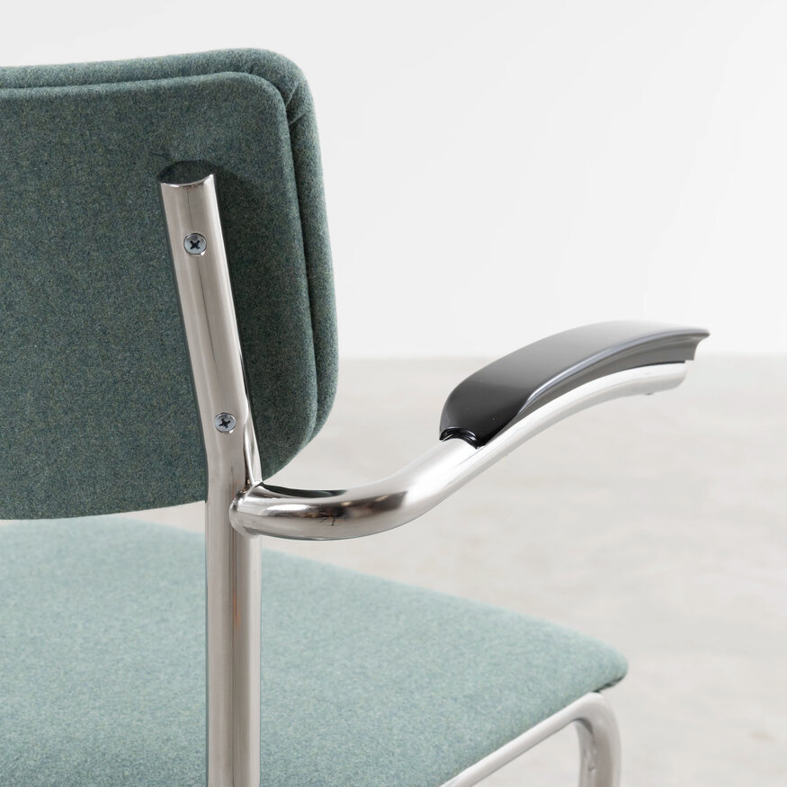 De Purmer design buisframe eetkamerstoel Dykmeyer De Purmer design buisframe eetkamerstoel