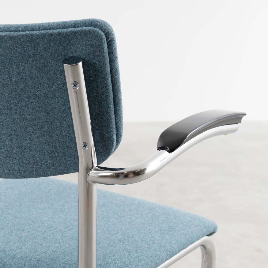 Dykmeyer De Purmer tubular frame Dining chair