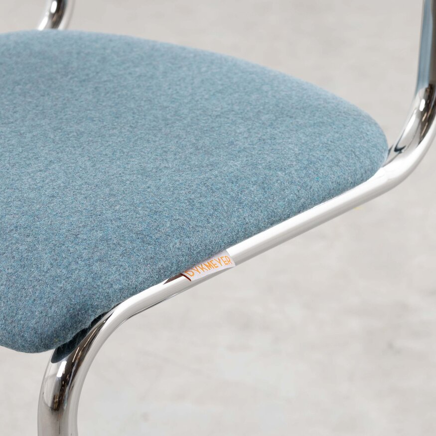 Dykmeyer De Purmer tubular frame Dining chair