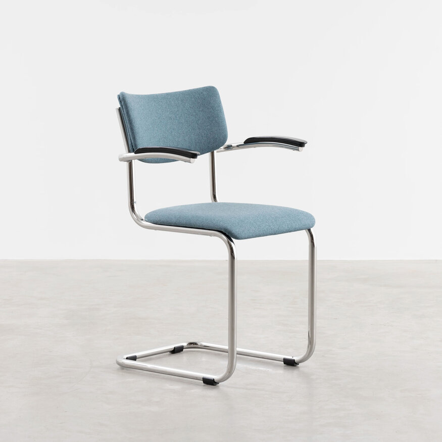 Dykmeyer De Purmer tubular frame Dining chair