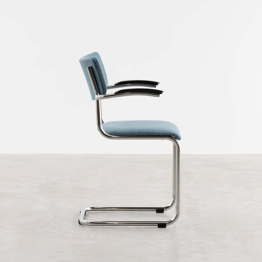 Dykmeyer De Purmer tubular frame Dining chair