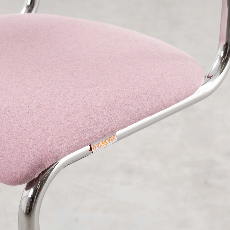 De Purmer design tubular frame Dining chair Dykmeyer De Purmer design tubular frame Dining chair