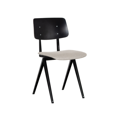 S16 Black | Black Backrest | Seat Piquet Clay 84