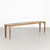 Sav & Økse Onni Dining table bench 160x40 Walnut matt lacquered