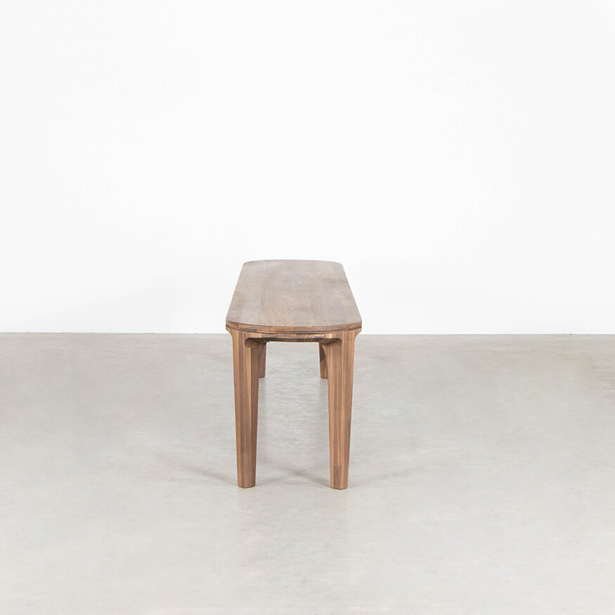 Sav & Økse Onni Dining table bench 160x40 Walnut matt lacquered