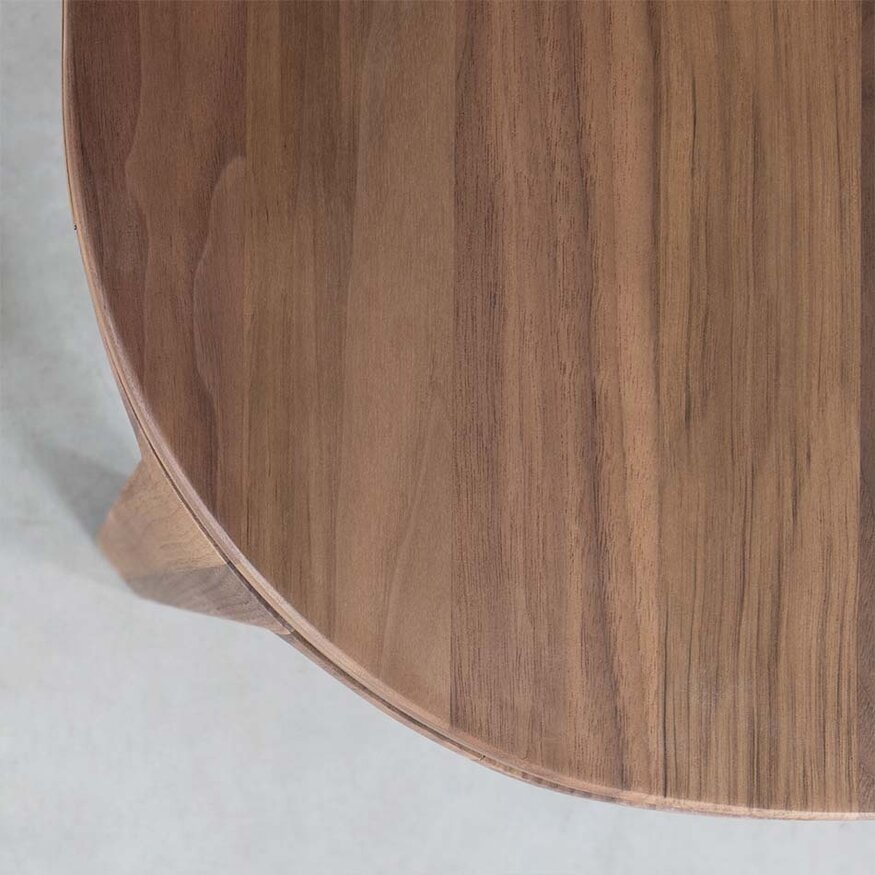 Sav & Økse Onni Dining table bench 160x40 Walnut matt lacquered