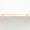 Sav & Økse Onni Dining table bench 200x40 Beech oiled