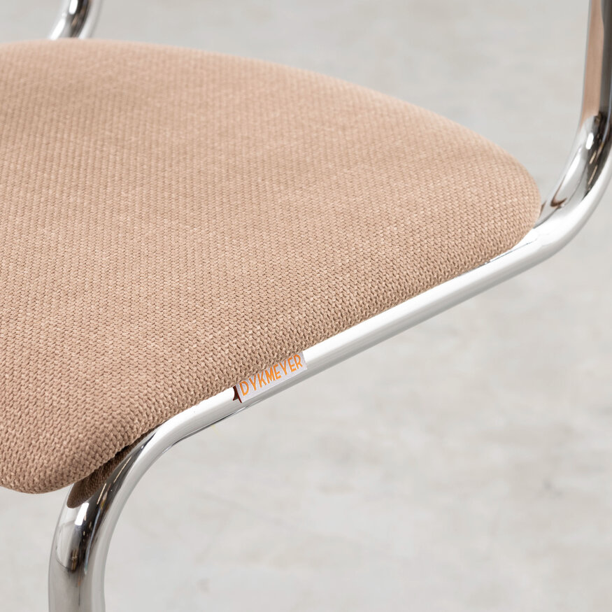 De Purmer design tubular frame Dining chair Dykmeyer De Purmer design tubular frame Dining chair