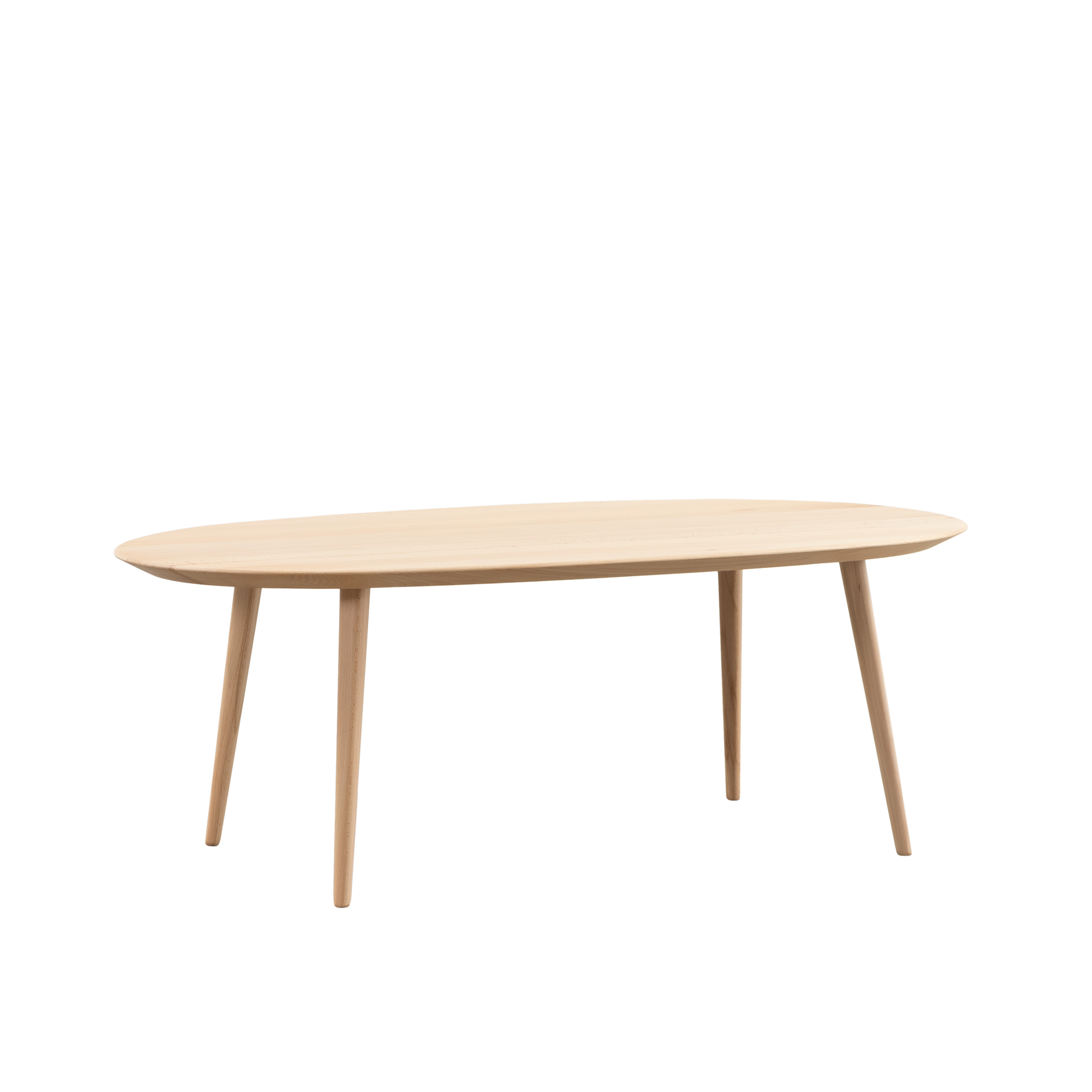 Romte beuken ovaal tafel - Meubelfabriek Westra