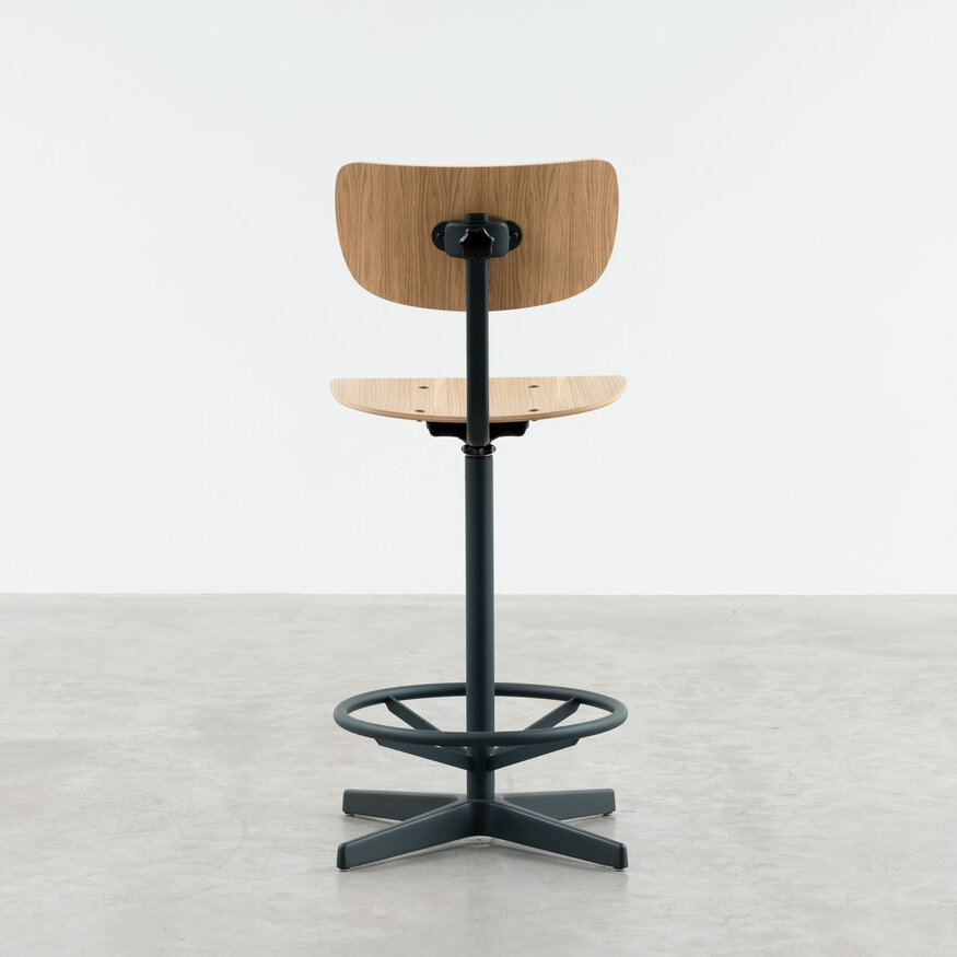 Dykmeyer Industrial Counter Bar Chair Jops
