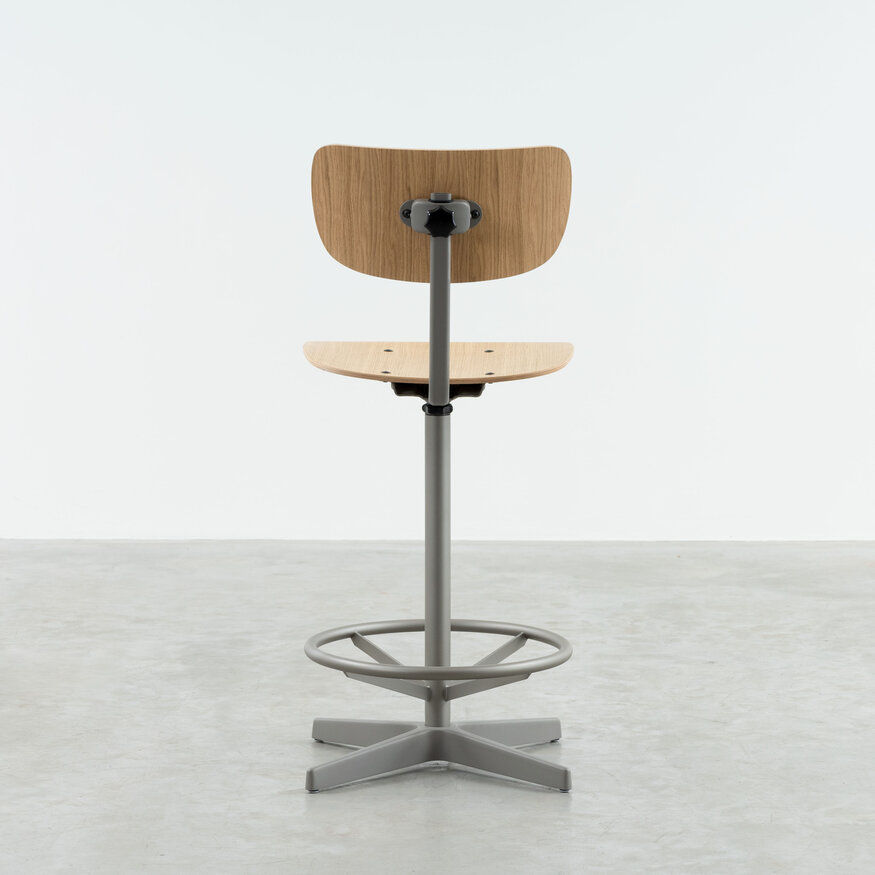 Dykmeyer Industrial Counter Bar Chair Jops