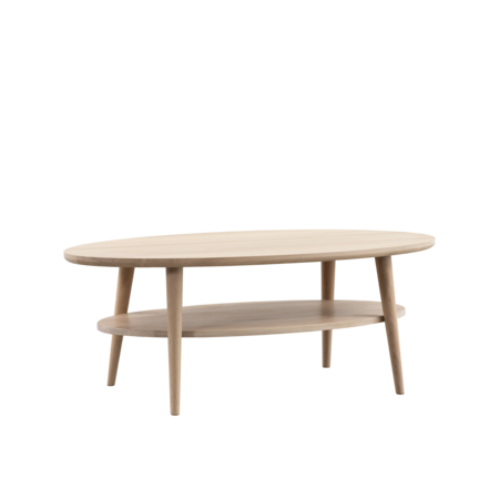 Ove Salontafel Ovaal | Whitewash