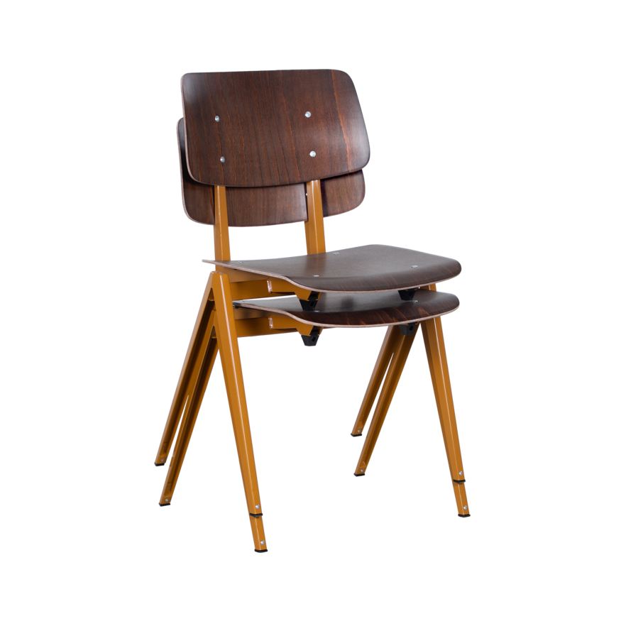 S21 Stapelbare design Stoel Galvanitas Compass Collection S21 Stapelbare design Stoel
