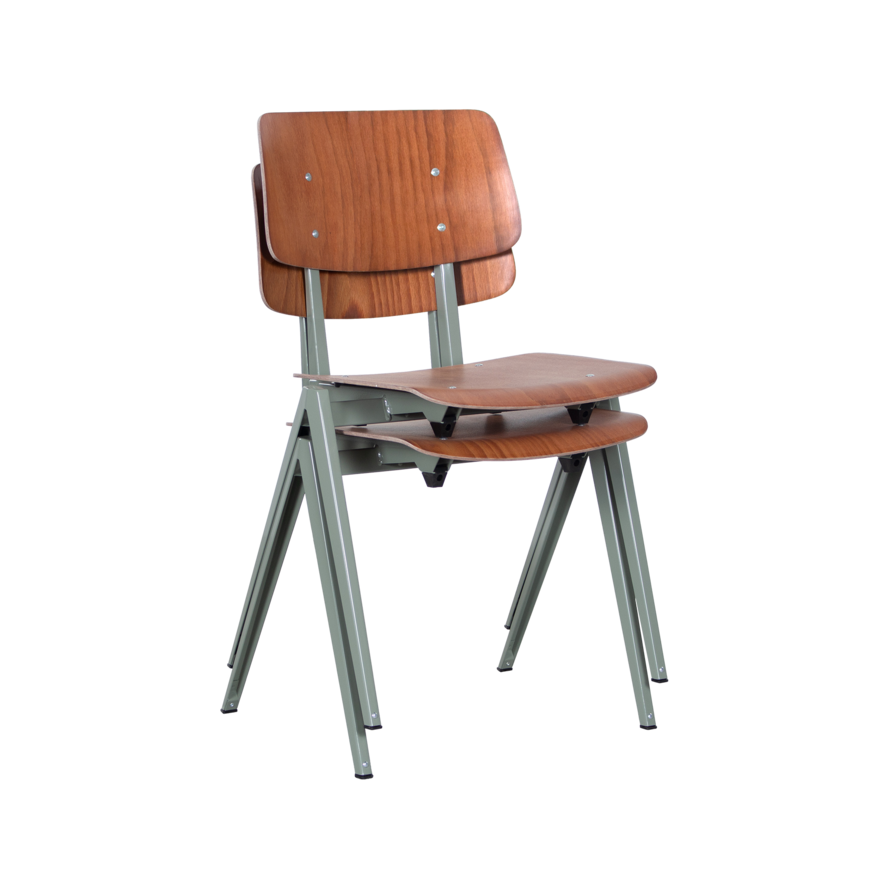 S21 Stapelbare design Stoel Galvanitas Compass Collection S21 Stapelbare design Stoel