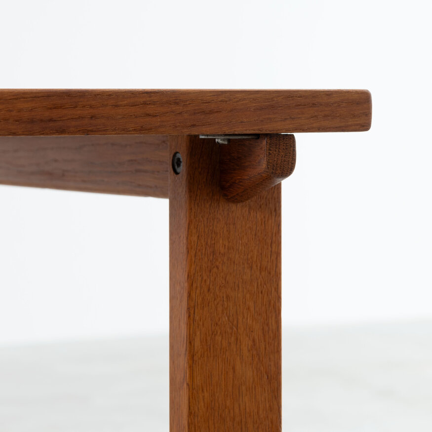 KP Møbler Aksel Dahl coffee table 140x80 oak KP Mobler 1970s