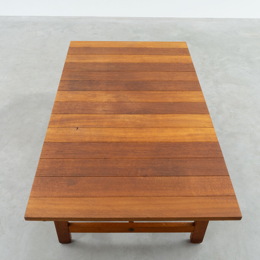KP Møbler Aksel Dahl coffee table 140x80 oak KP Mobler 1970s