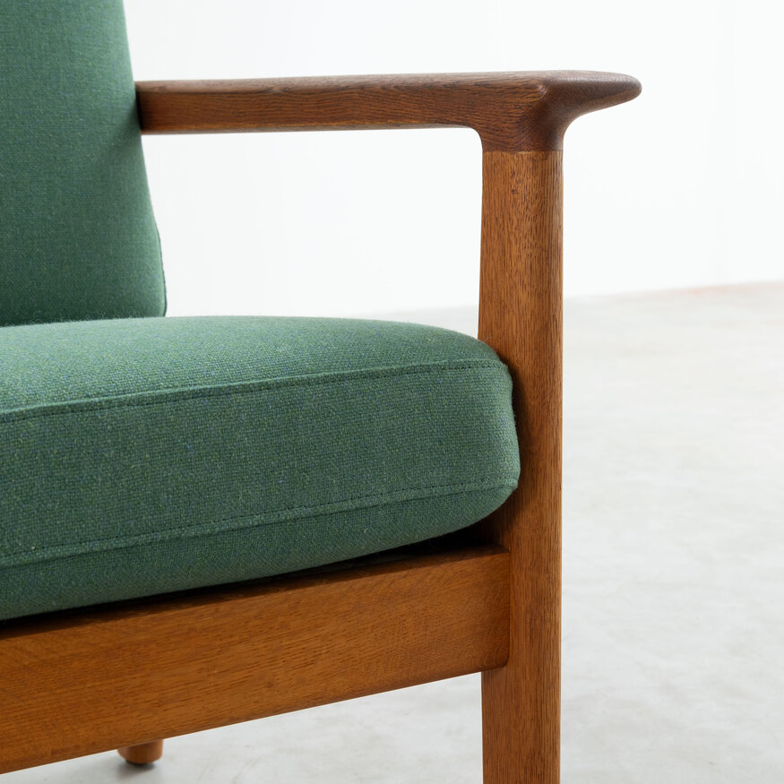 Getama Hans J. Wegner GE265 3-seater sofa green Getama