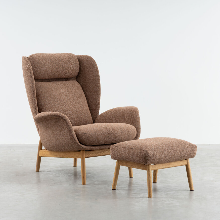 Sav & Økse Wingback Amchair Freddi Oak