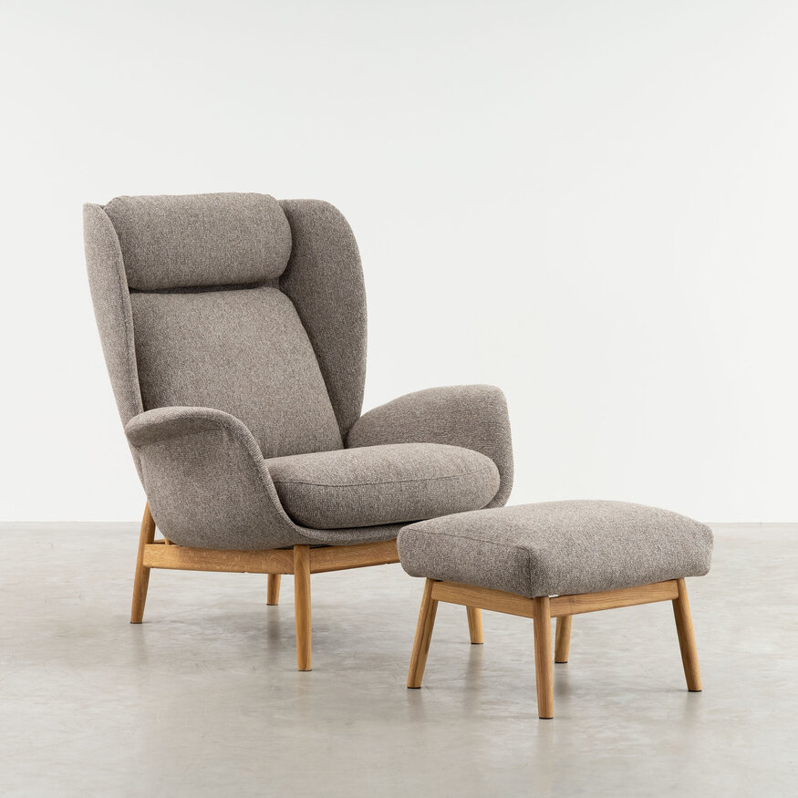 Sav & Økse Freddi Footstool Oak