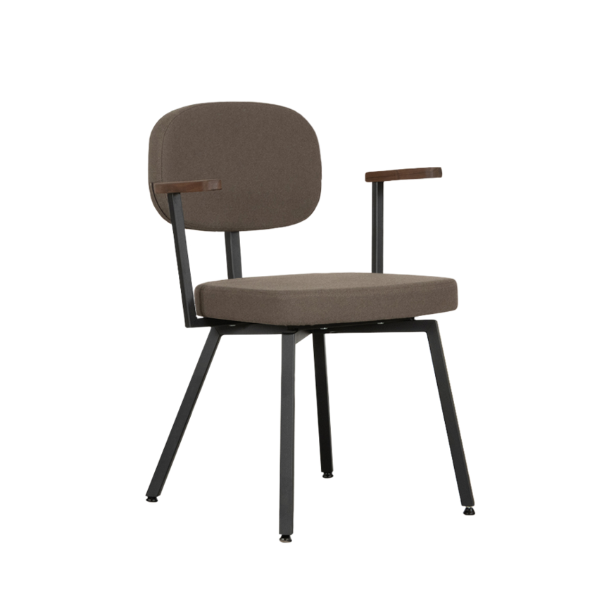 Dykmeyer MK design chair With Walnut Armrests
