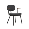Dykmeyer MK design chair With Walnut Armrests