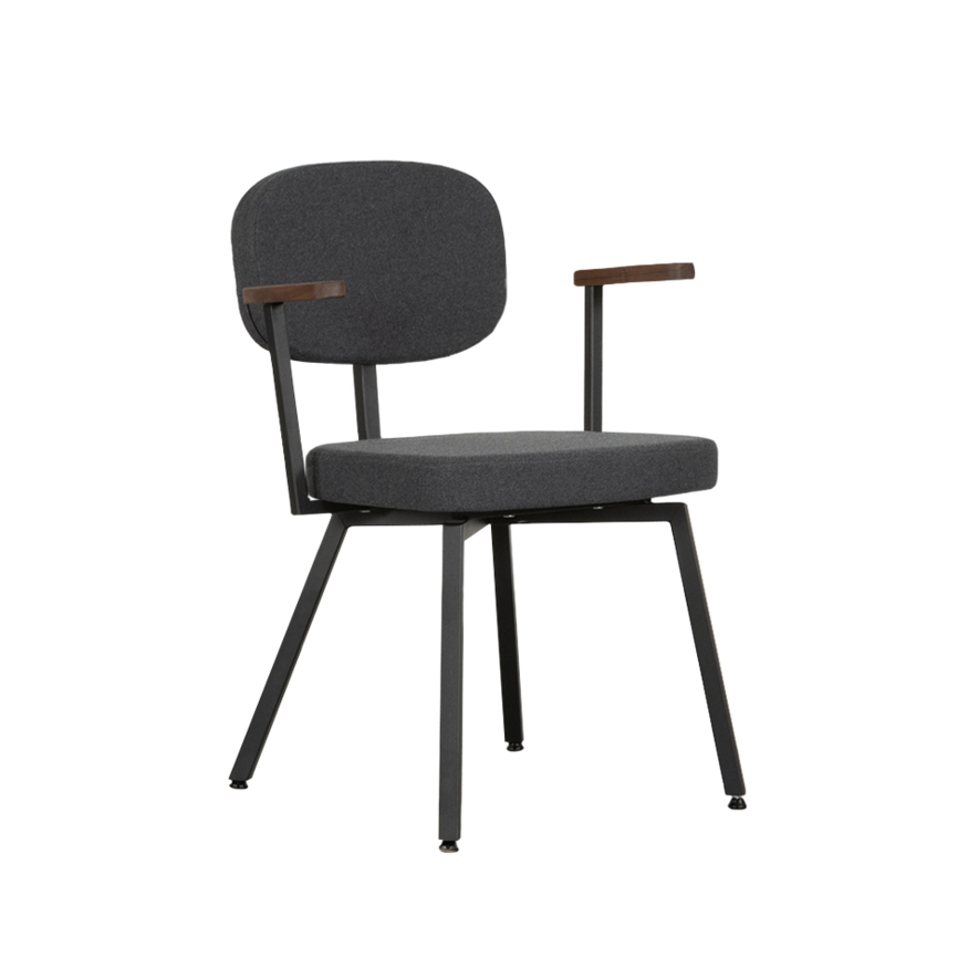 Dykmeyer MK chair With Walnut Armrests