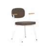 Dykmeyer MK design stoel Met Eiken Armleggers