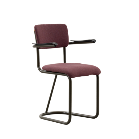 De Wit stoel model 1103 groen frame jaren 50