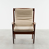P. Jeppesen Grete Jalk armchair PJ56 with high back teak 1960s