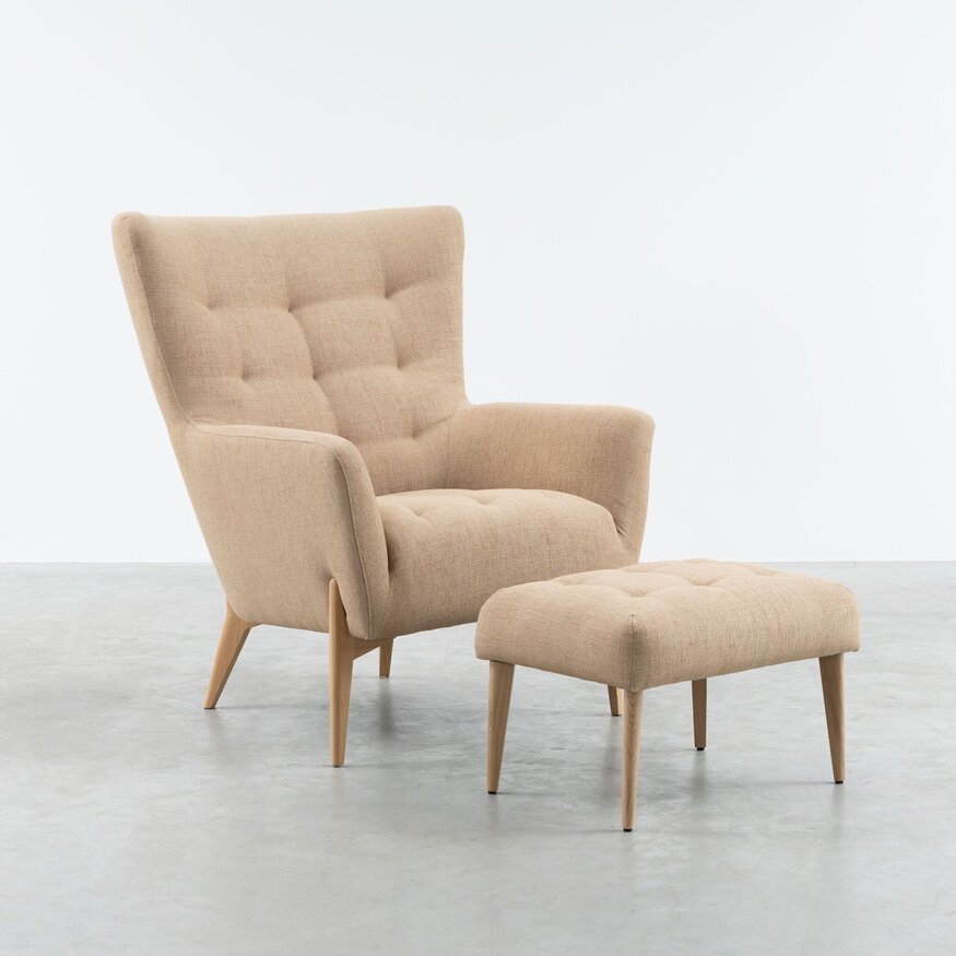 Sav & Økse Ilja Footstool Oak